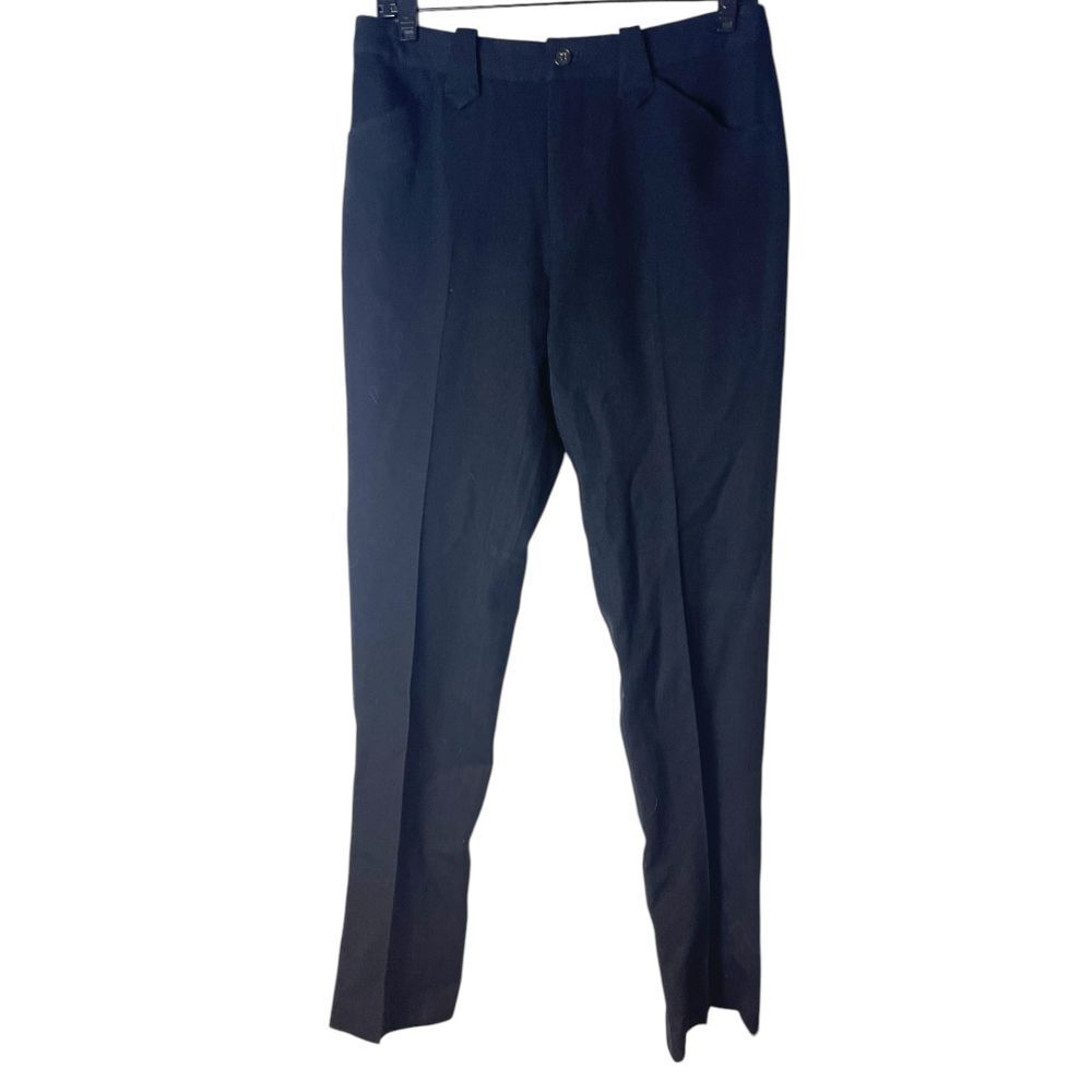 Ralph Lauren Black Straight Leg Trousers Pants. 8